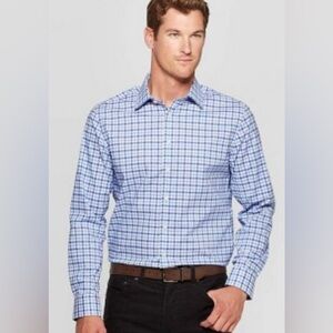 Goodfellow & Co Men’s Long-Sleeve Dress Shirt Non-Iron Size Small 14-14.5 NEW!